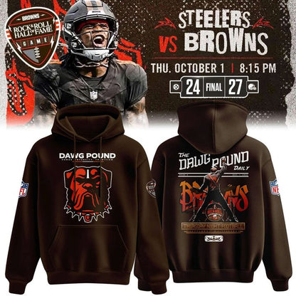 Men's Cleveland Browns Rock and Roll Hall of Fame Game Hoodie