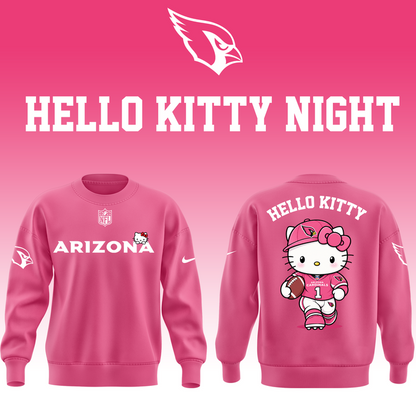 Arizona Cardinals Hello Kitty 2026 Limited Edition Sweater