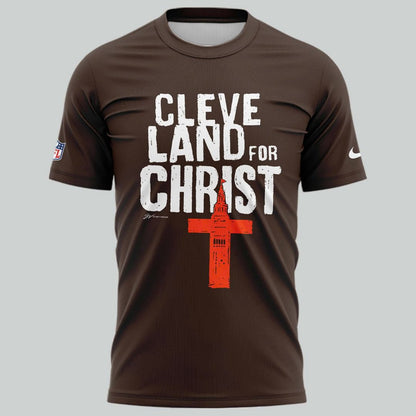Cleveland Browns — Cleveland Land for Christ T-Shirt