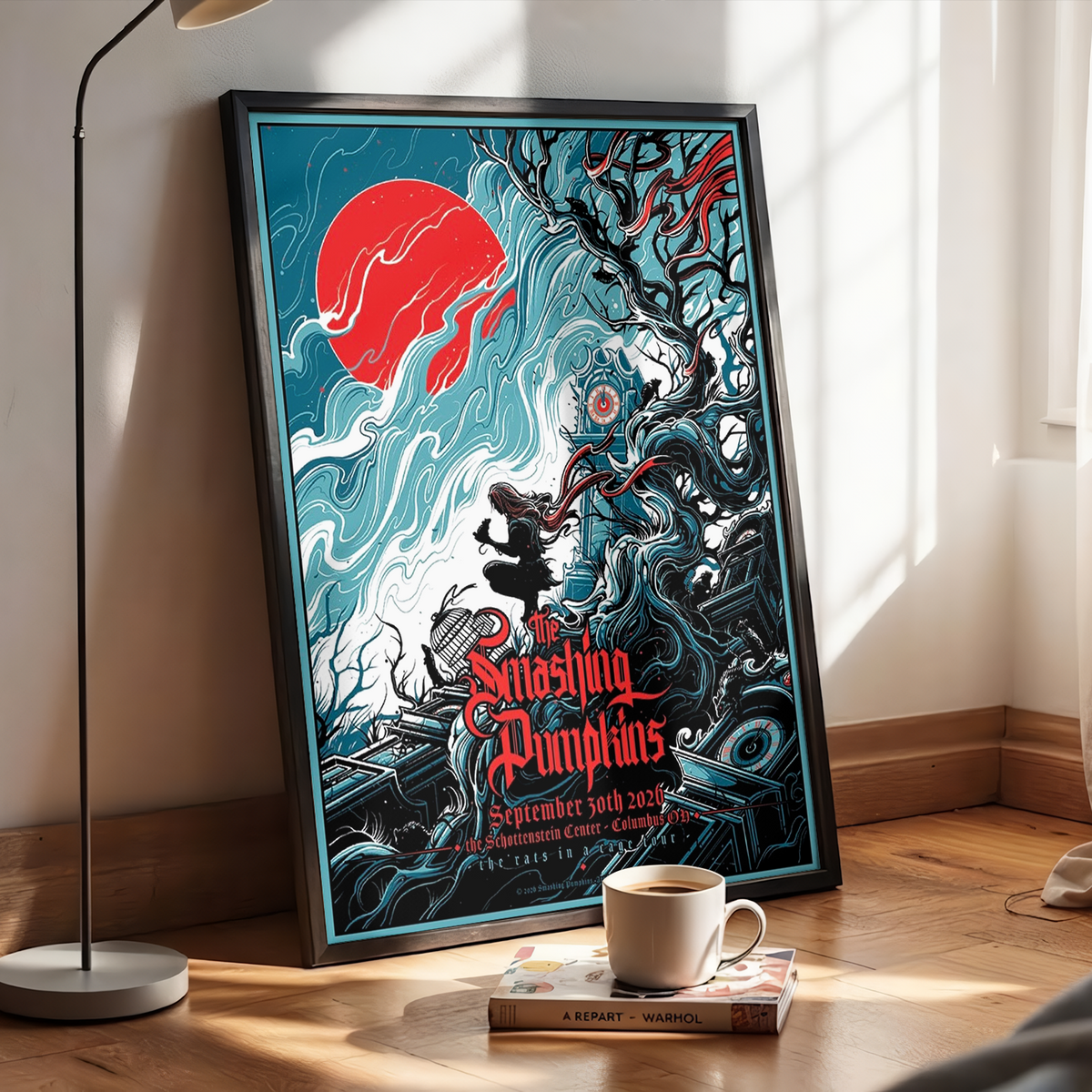 The Smashing Pumpkins Columbus OH 2026 Gig Poster Live At The Schottenstein Center On September 30 2026 Poster