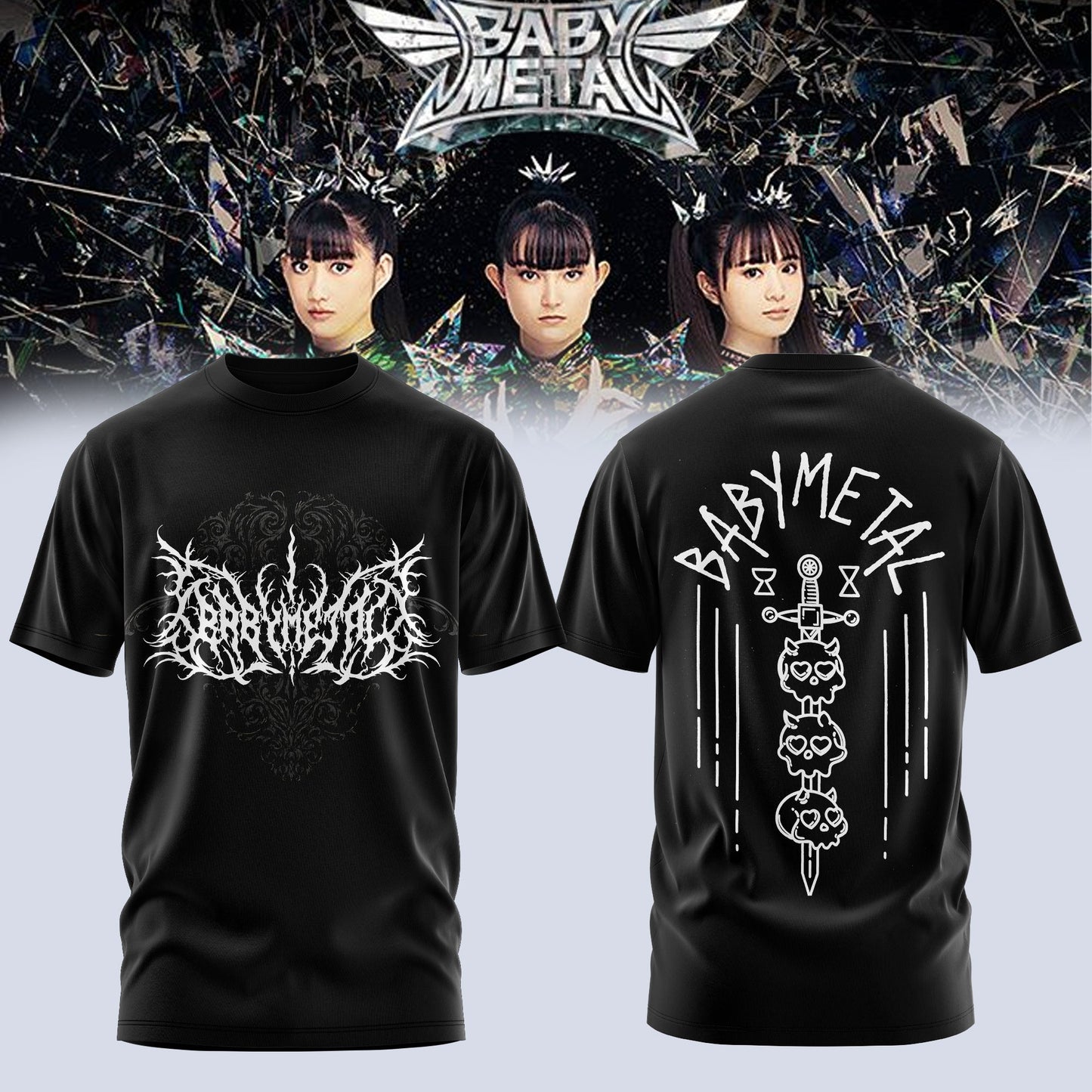 BbyMtl World Tour 2026 3D All-Over Print T-Shirt V5
