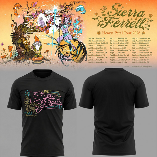 Limited Edition Heavy Petal Tour 2026 in Bentonville,AR Shirt