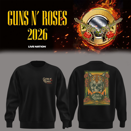 Guns N Roses San Diego CA 2026 Event Tee Live At Snapdragon Stadium On September 2 2026 Two Sided Sweater