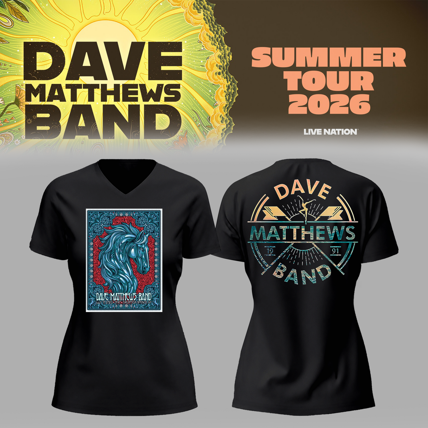 Limited Edition Summer Tour 2026 At Saratoga Springs,NY Shirt