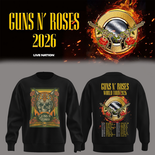 Guns N Roses San Diego CA 2026 Event Tee Live At Snapdragon Stadium On September 2 2026 Two Sided Sweater