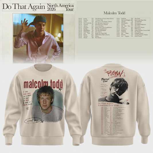 MALCOLM TODD – DO THAT AGAIN NORTH AMERICA TOUR SWEATER