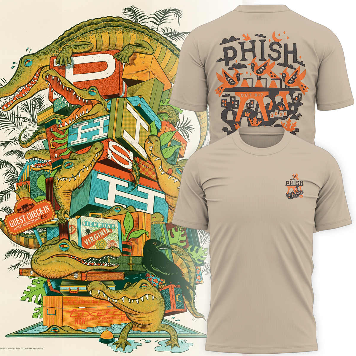 Limited Edition Richmond Fall '26 Event at Richmond, VA T-shirt 🎸🐠