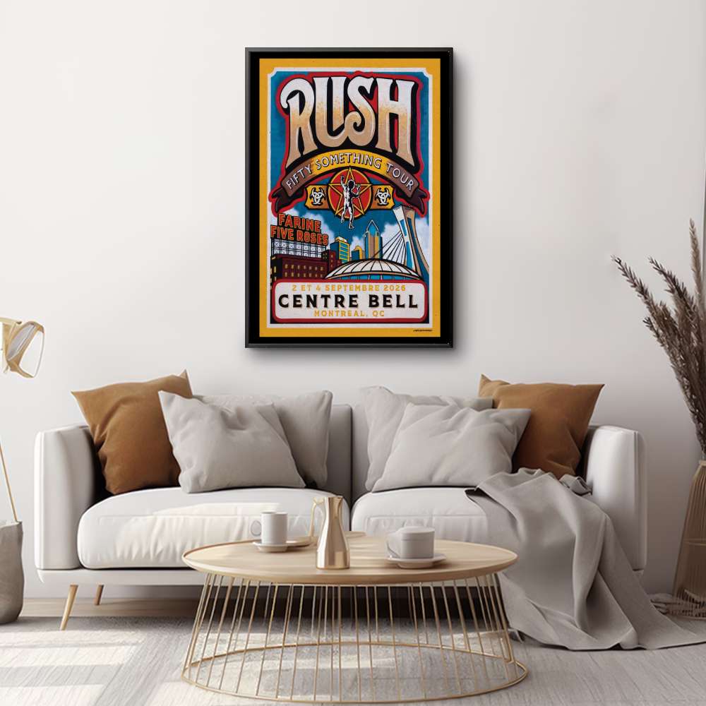 Limited Edition Fifty Something Tour 2026 Poster