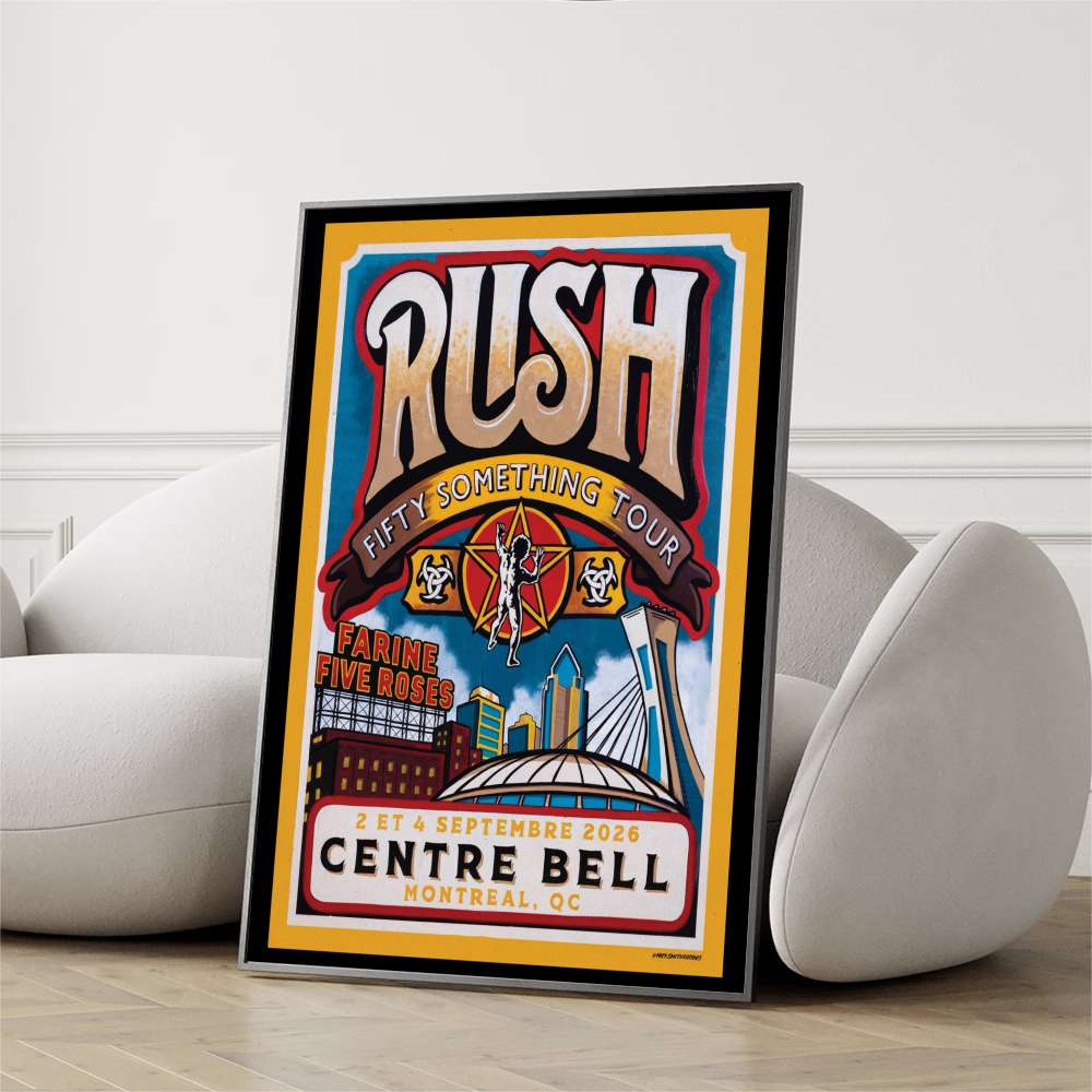 Limited Edition Fifty Something Tour 2026 Poster