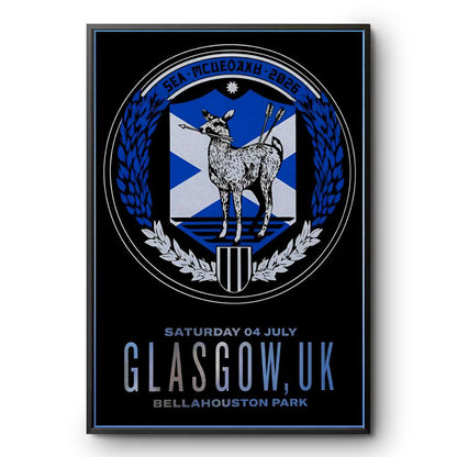Glasgow UK July 04.2026 Exclusive Poster - Portrait - Poster