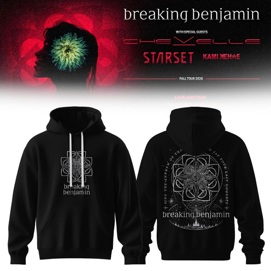 Breaking Benjamin American Tour 2026 Heavyweight 3D Graphic Hoodie V4