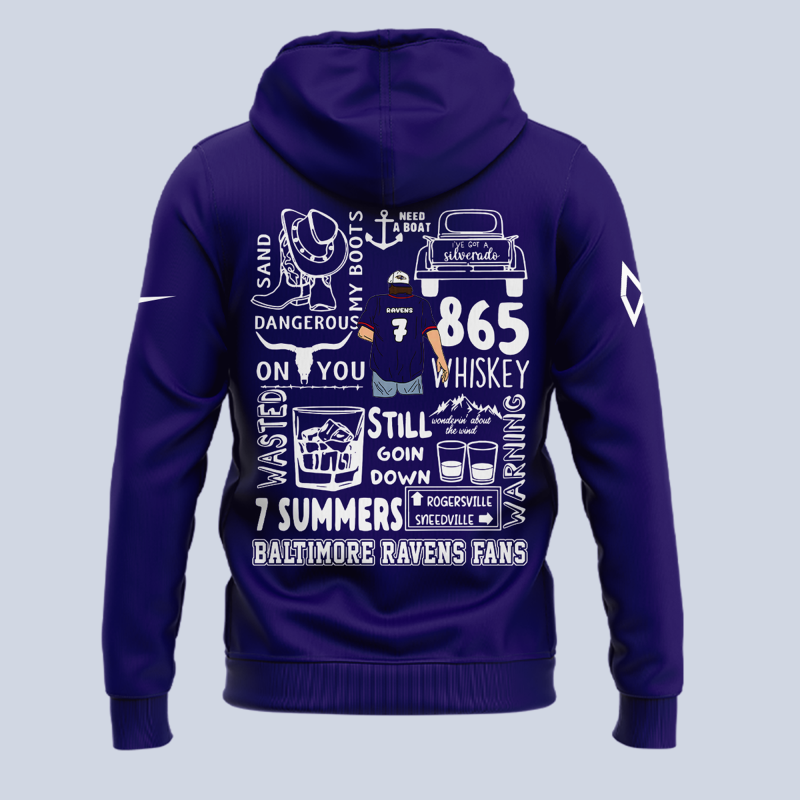 Limited Edition Baltimore Ravens x MW  Hoodie