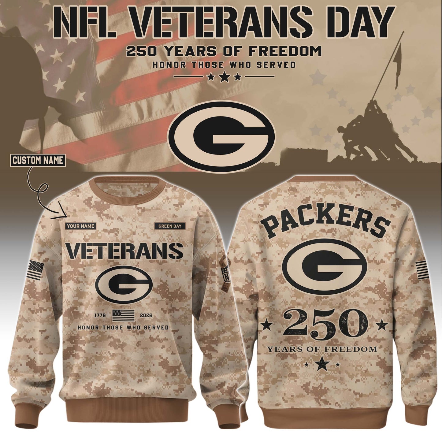 . GB Special Veterans Day 2026 Limited Edition Sweatshirt