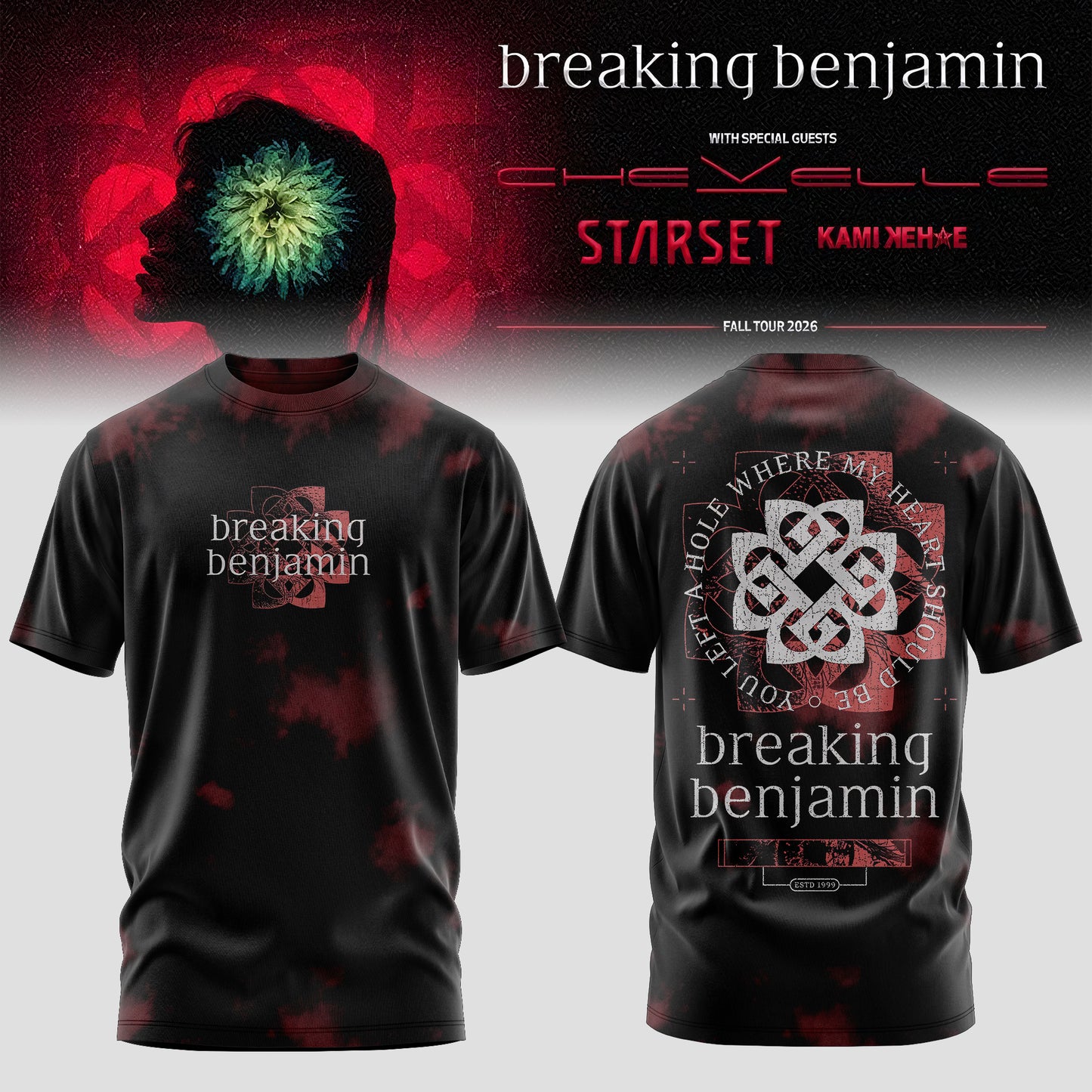 American Tour 2026 3D All-Over Print Tee V3