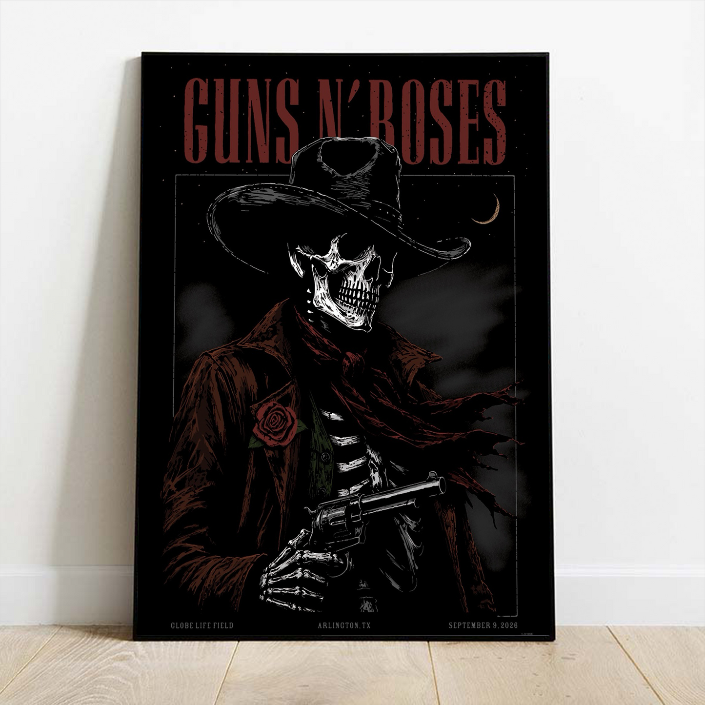 GN’R x Globe Life Field 2026 Tour Limited Edition Poster