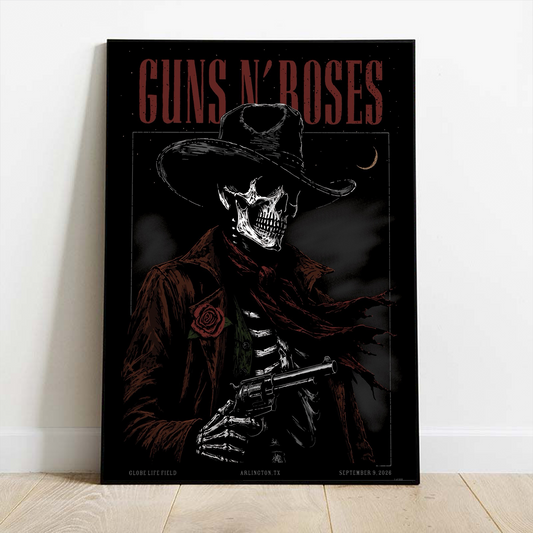 GN’R x Globe Life Field 2026 Tour Limited Edition Poster