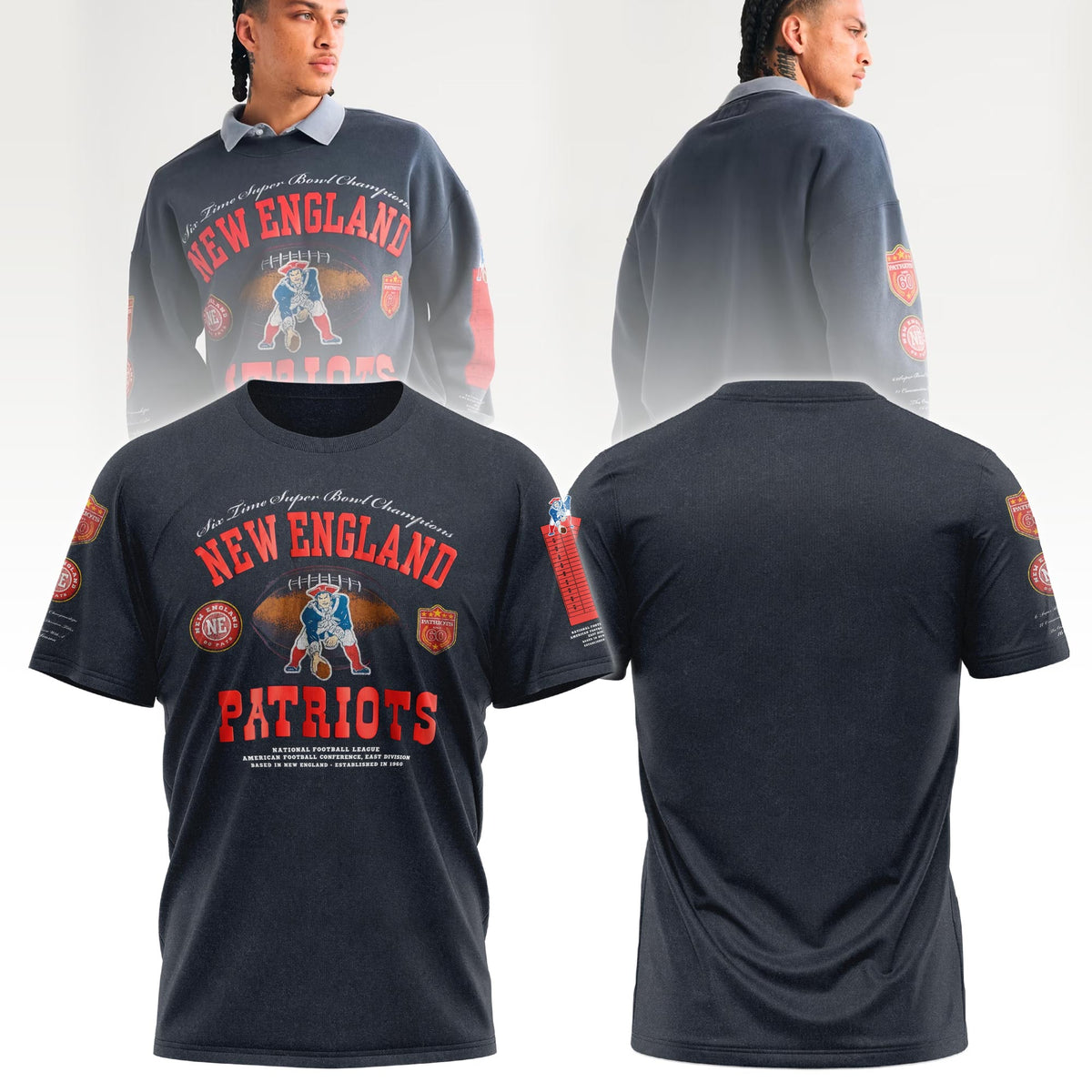 NEP Abercrombie and Fitch Navy T-shirt