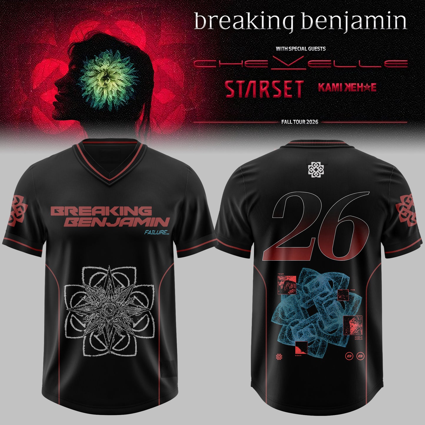 American Tour 2026 3D Graphic Football Jersey V2