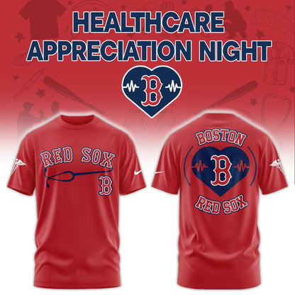 Boston Red Sox Healthcare Appreciation Night Limited Edition Tshirt | Jogger | Cap