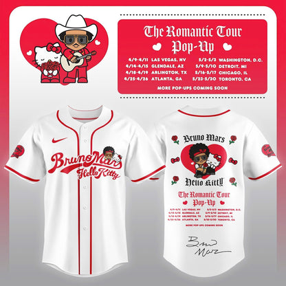 Bruno Mars x Hello Kitty "The Romantic Tour" Jersey