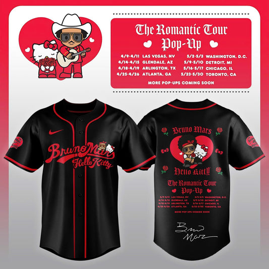 Bruno Mars x Hello Kitty "The Romantic Tour" Jersey