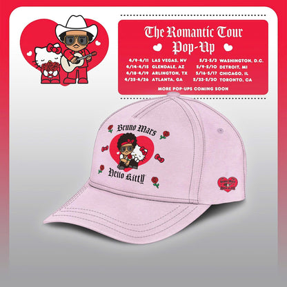 Bruno Mars x Hello Kitty "The Romantic Tour" T-shirt