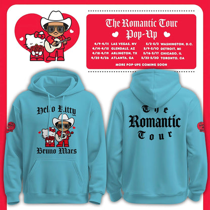 Bruno Mars x Hello Kitty "The Romantic Tour" Hoodie