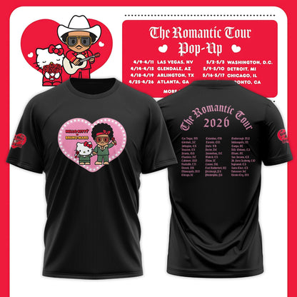 Bruno Mars x Hello Kitty "The Romantic Tour" T-shirt
