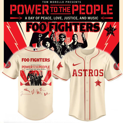 Foo Fighters -“Power to the people”- Limited Edition Signature – Jersey