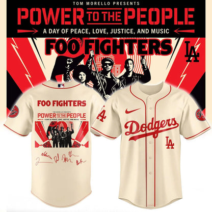 Foo Fighters -“Power to the people”- Limited Edition Signature – Jersey