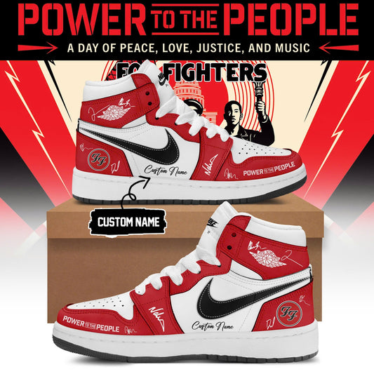 Foo Fighters -“Power to the people”- Limited Edition Signature – Shoes 4