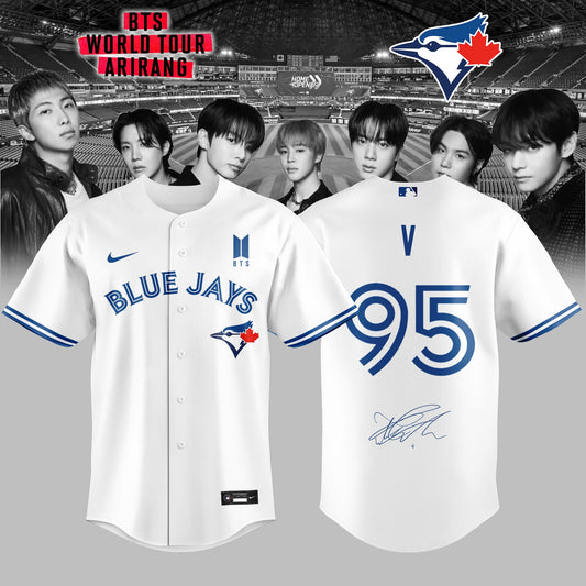 Toronto Blue Jays x JIMIN 95 BTS World Tour 2026 Limited Edition Jersey