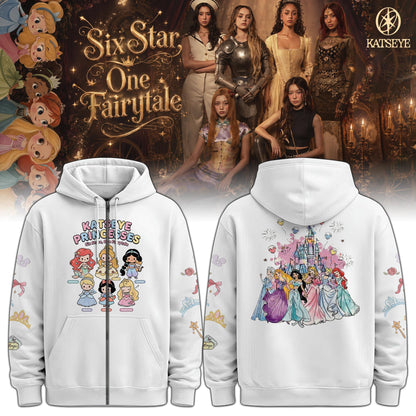 Fairytale White Zip Hoodie for EYEKONS